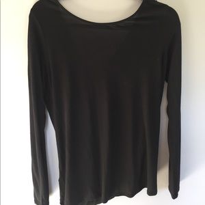 Black reversible long sleeve. Express